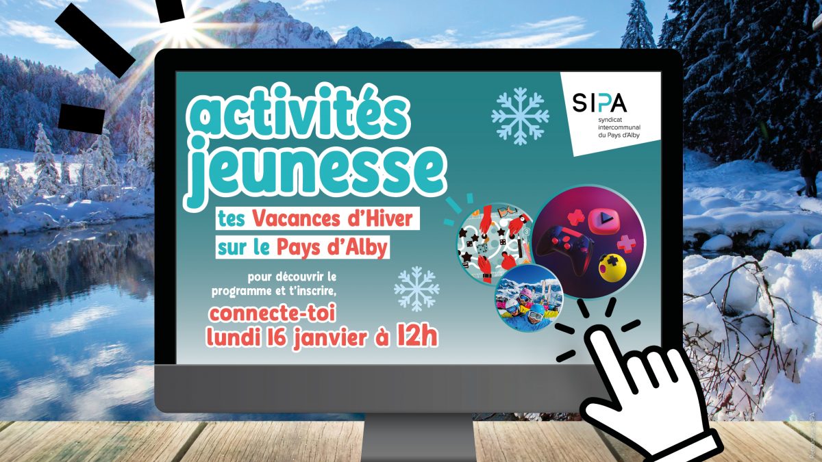 Les programmes des activités jeunesse pour les vacances d'Hiver sont en ligne